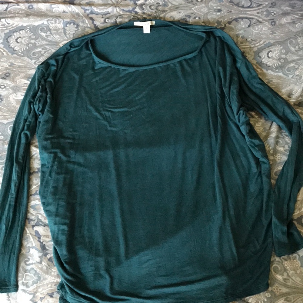Long sleeve boutique top, size L